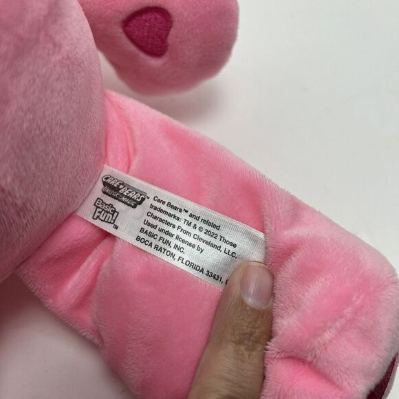 Care Bears Cheer Bear Unlock the Magic  Rainbow Pink Soft Plush 12" 2022 - Picture 3 of 3